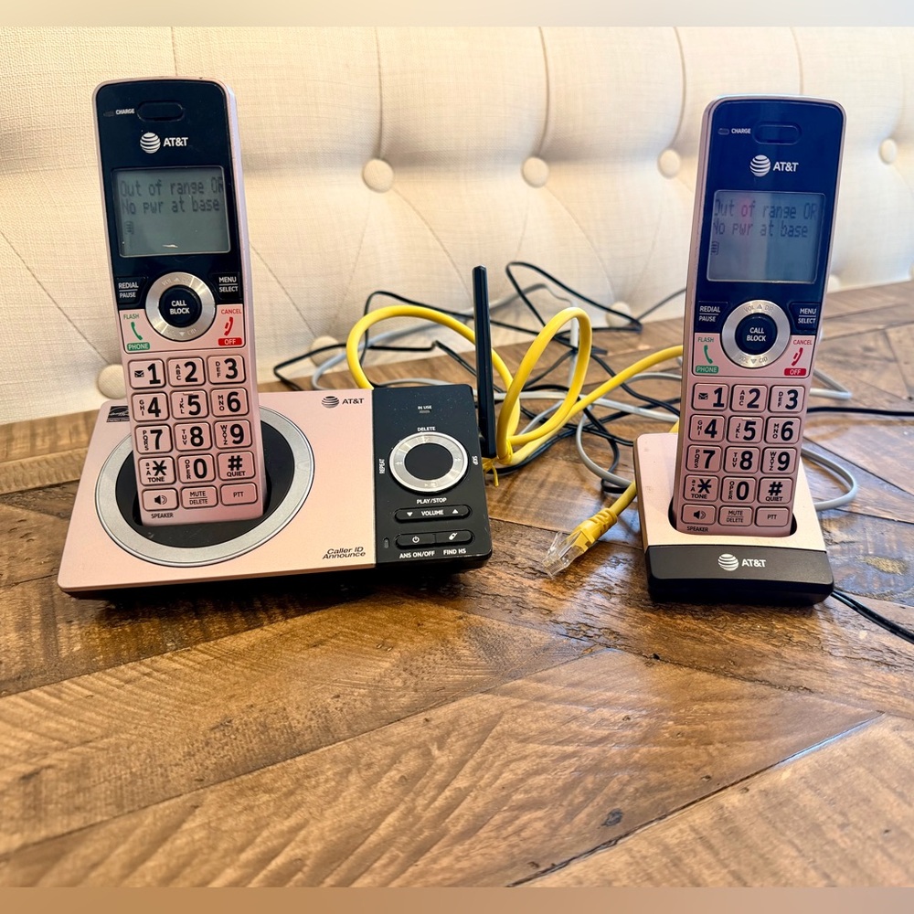 AT&T Cordless Phone Set with Base